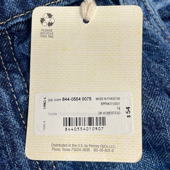 NWT a.n.a. Highest Rise Balloon Jean Dark Wash Denim Tapered Leg 12 - Picture 13 of 16